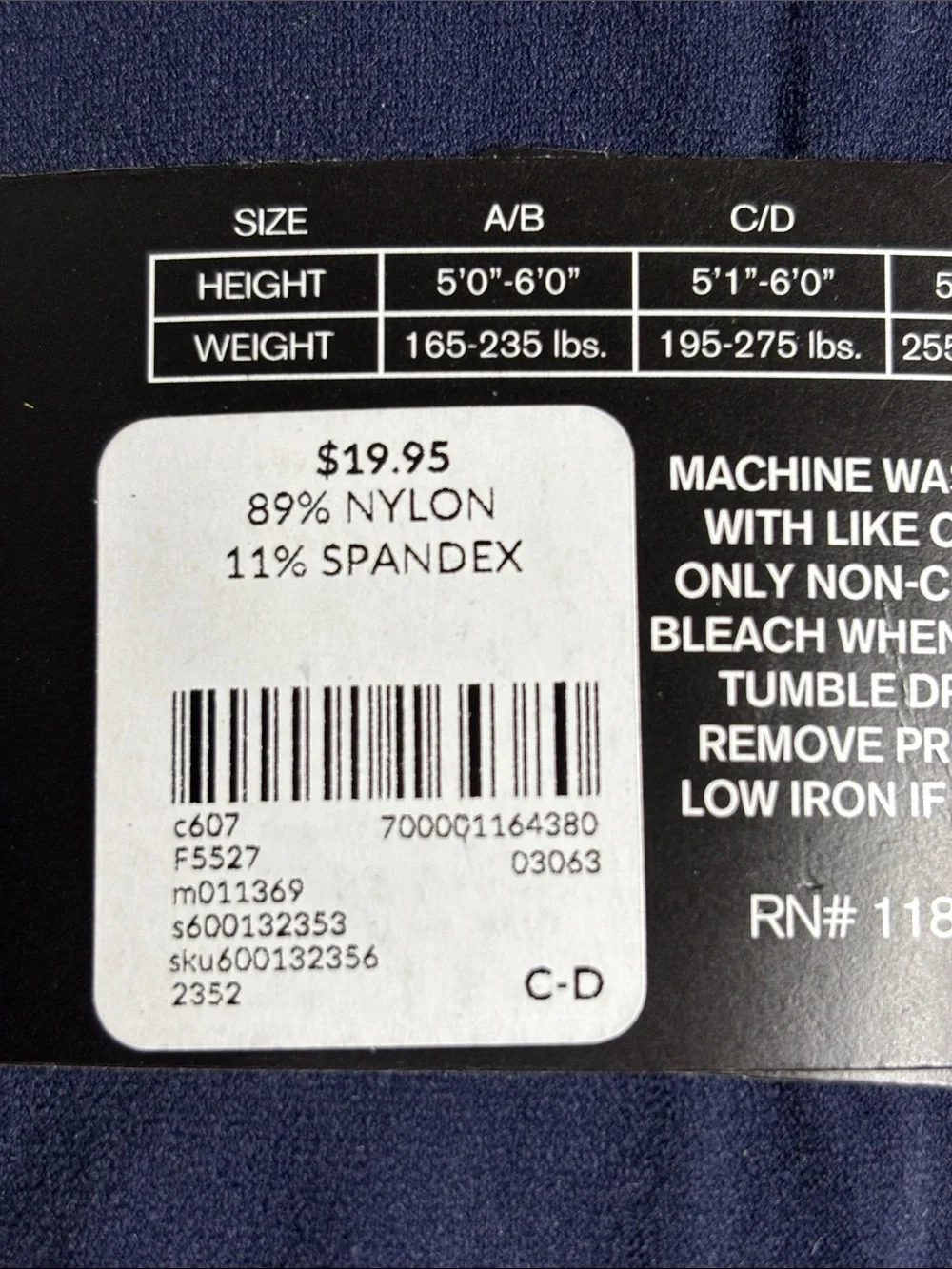 Lane Bryant Dark Water (navy) Control Top Tights